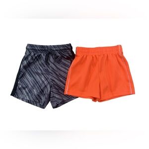 Jumping Beans Size 24 Months Black and Orange Athletic Pull On Shorts Bundle